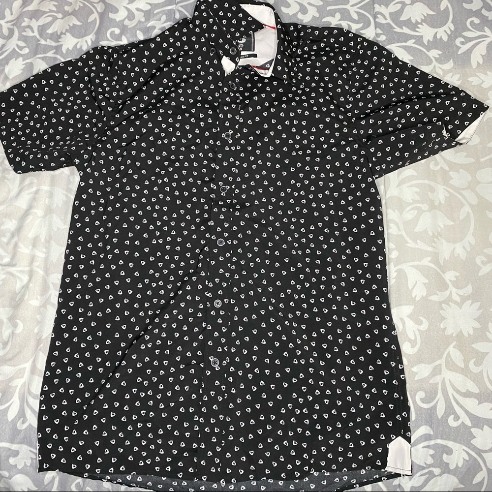 Fried Denim Slim Fit Button Up